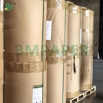 FDA 60-90g Brown Kraft Paper Rolls For Grain Sack Packaging
