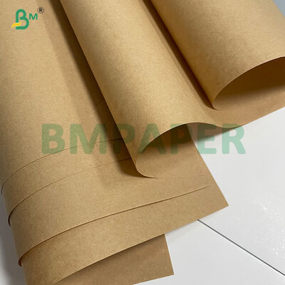 FDA 60-90g Brown Kraft Paper Rolls For Grain Sack Packaging
