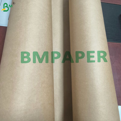 Коричневая маскировочная бумага в рулоне 18" 450 мм x 180 м 50 г/м² для покраски автомобилей