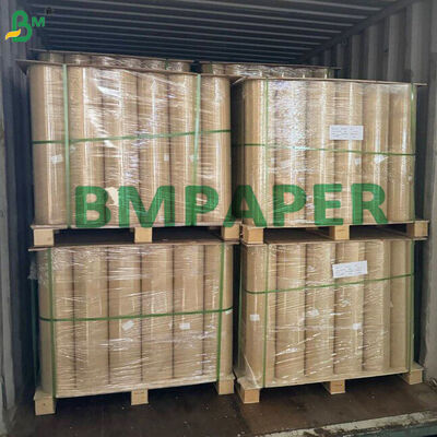 Коричневая маскировочная бумага в рулоне 18" 450 мм x 180 м 50 г/м² для покраски автомобилей